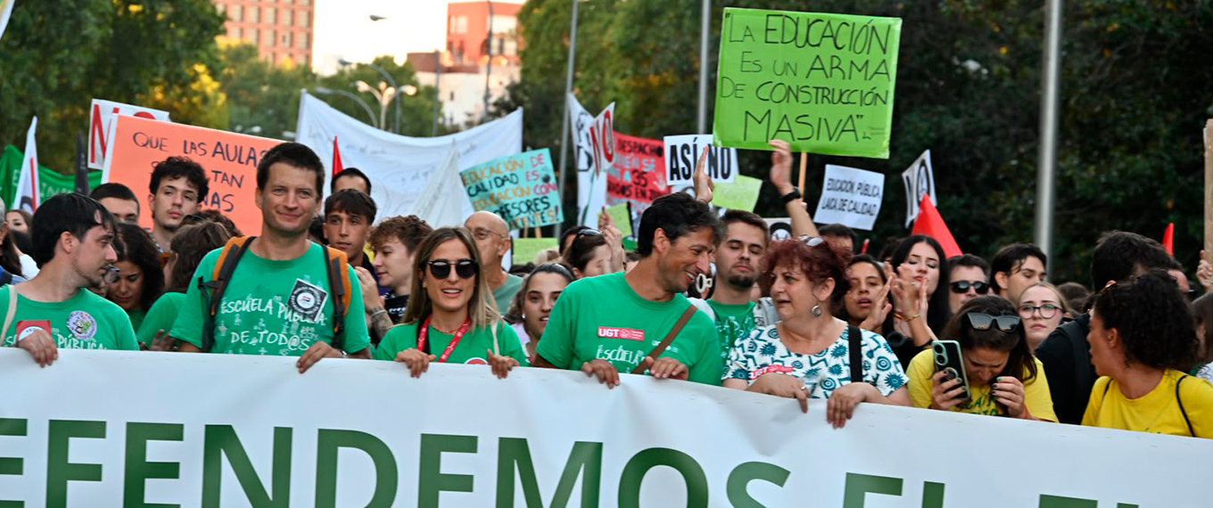 Enseñanza - Manifestación 14O