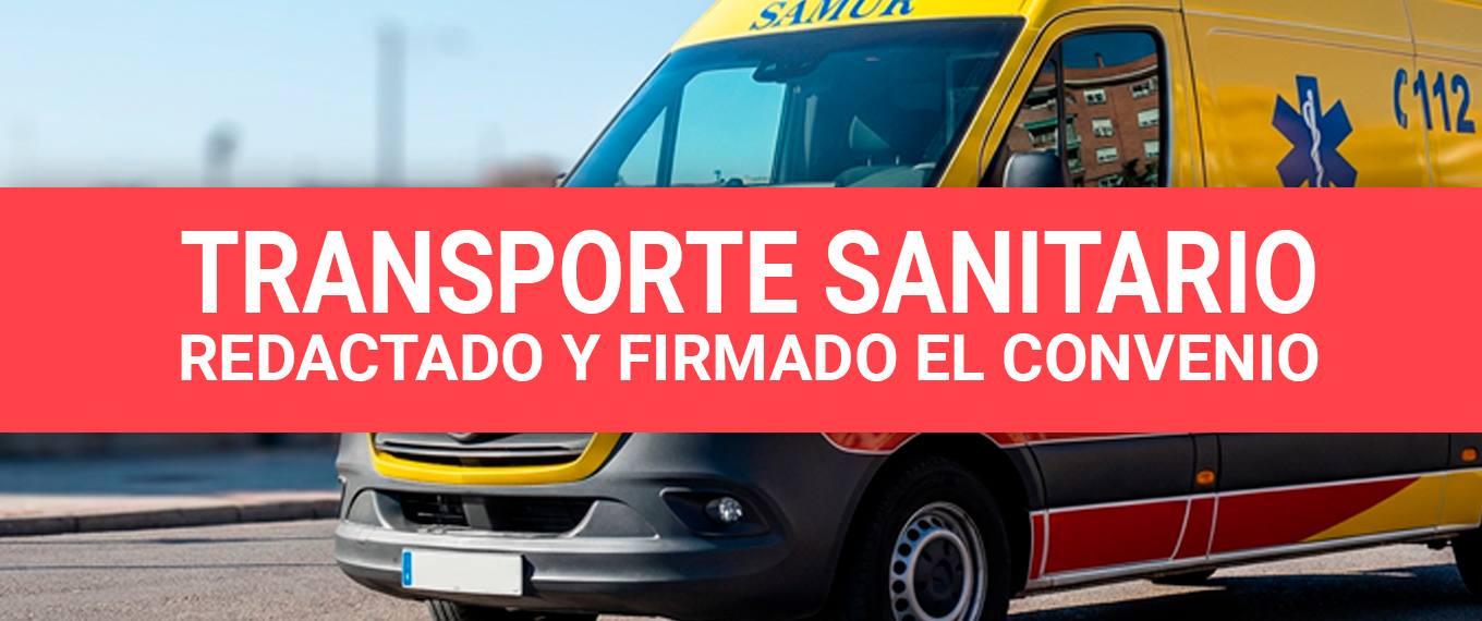 Transporte Sanitario - firmado convenio
